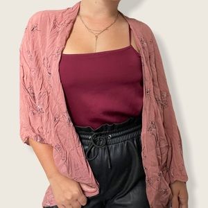 Pink Cardigan